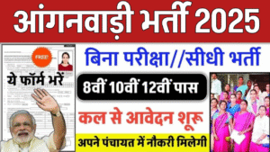 UP Anganwadi Worker Bharti 2025